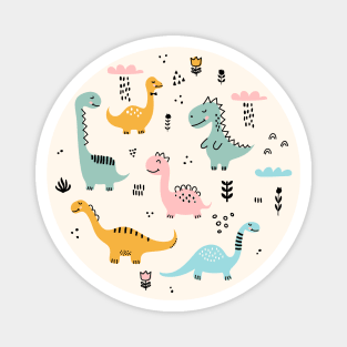 Dino garden Magnet